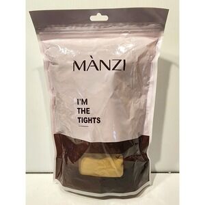 MANZI 2 Pair Suntan Sz XL Comfort Stretch  Tights